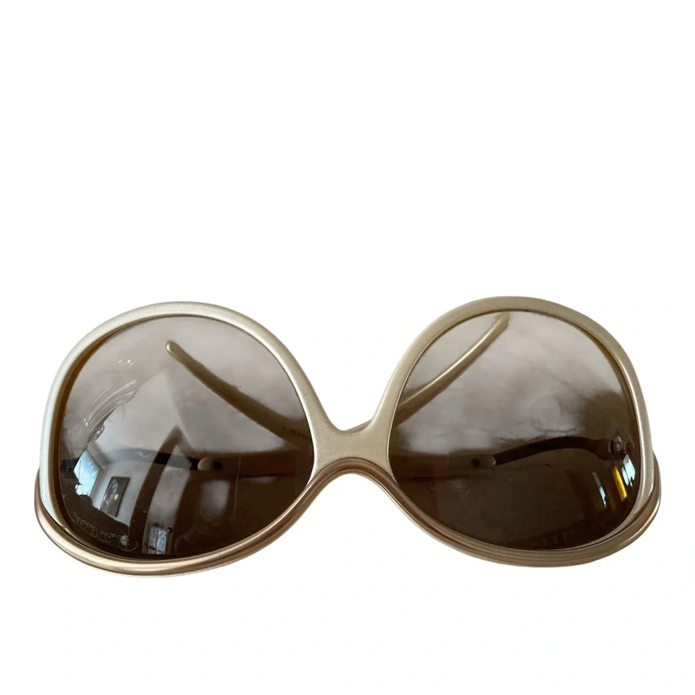 ROBERTO CAVALLI | ‘Cedro 601S’ Ivory & Brown Gradient Sunglasses Italy - Picture 3 of 7
